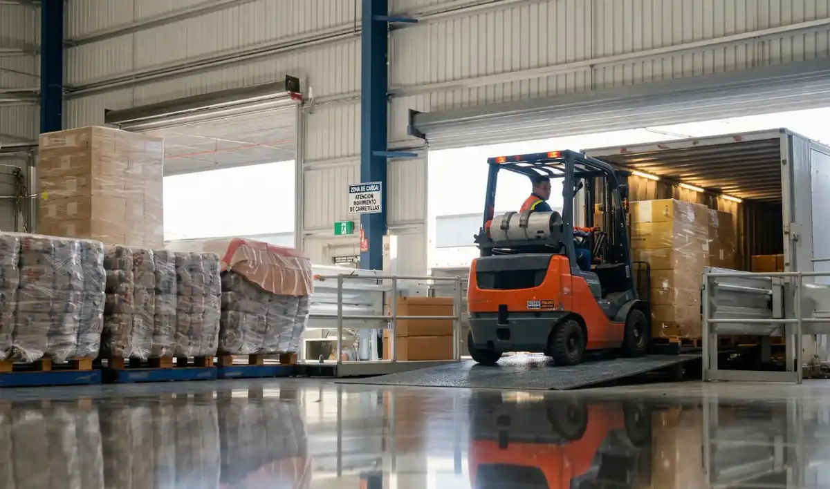 Flota de transporte y distribución RAMM Logistic Chile